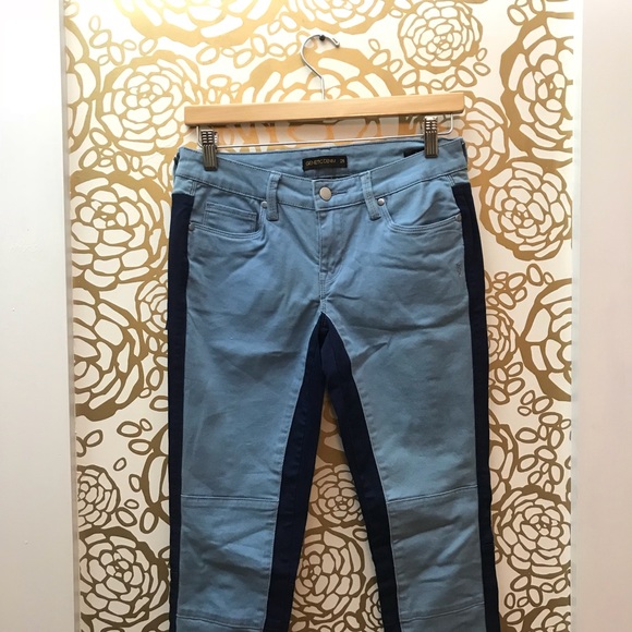 ✨ Genetic Denim Two Tone Light Dark Skinny Jeans - Picture 2 of 7